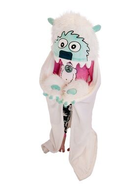 Lazy One Yeti Kid's Hooded Blanket